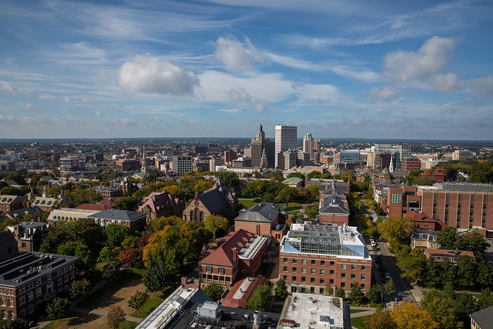 Aerial view of Providence
